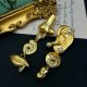 Graceful And Fashionable Nose Mouth Ear Expression Earrings